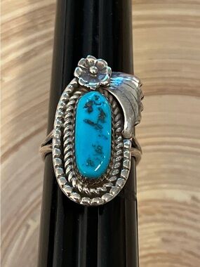 Vintage Navajo Turquoise Ring